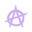 Anarquía Símbolo logo Punk Cuadro Pared.stl Anarchy Symbol Logo Punk Openwork Punk Wall Picture