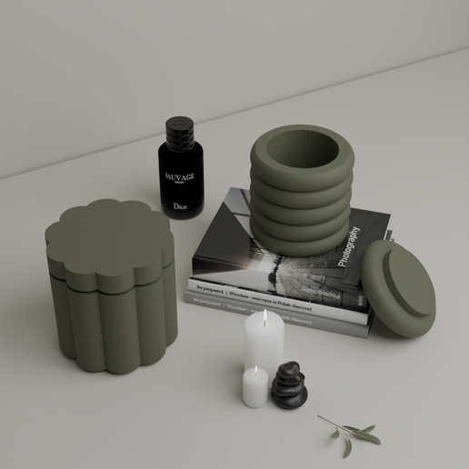 Jars Set 3D model
