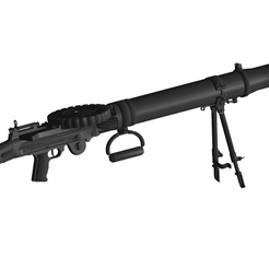 Lewis-automatic-machine-gun.png OBJ file Lewis automatic machine gun・3D printable model to download