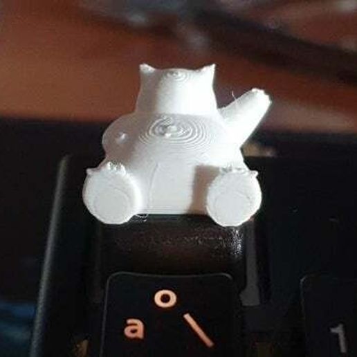 Snorlax MX Cherry keycap 3D model