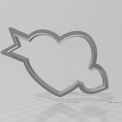 Capture-coeursss.png 3MF file Valentine's Day cookie cutter・3D print object to download