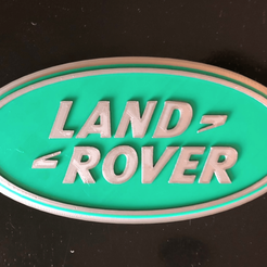 Capture d’écran 2018-05-24 à 12.29.23.png Free STL file Land Rover Logo Sign・3D print object to download