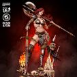 210726-Wicked-RedSonja-Sculpture-Image-001.jpg WICKED MARVEL RED SONJA SCULPTURE : TESTED AND READY FOR 3D PRINTING