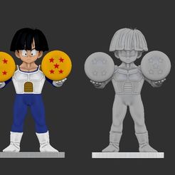 Gohan_01.jpg Gohan Namek - Impression 3D