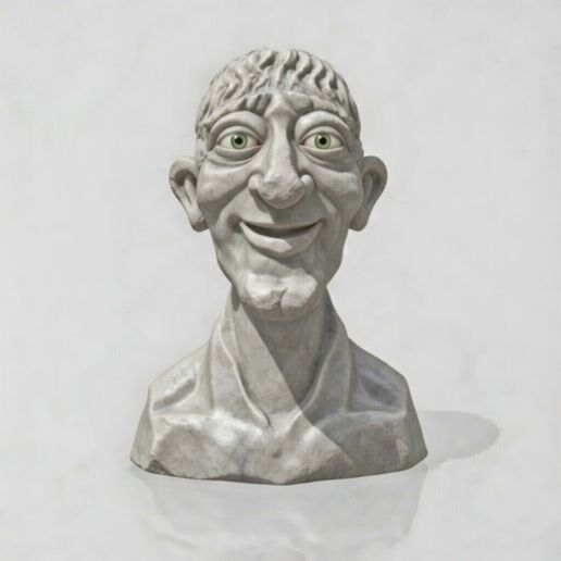 The Head - Art Attack! Inspired Bust 3d File
