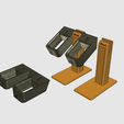 Glock_Magholder_01.png Glock 17 Magazine Wall/table holder (should fit all 9mm)