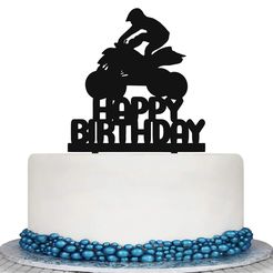 HAPPY-BIRTHDAY-14.jpg Archivo STL TOPPER HAPPY BIRTHDAY・Plan para descargar y imprimir en 3D
