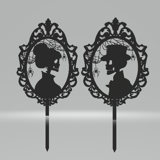 HAPPY HALLOWEEN TOPPER 3D model