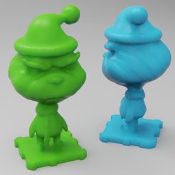 grinch.jpg Free STL file Holiday Special! THE GRINCH!・3D printing idea to download