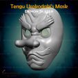 5.jpg Sakonji Urokodaki Mask from Demon Slayer - Fan Art for cosplay 3D print model