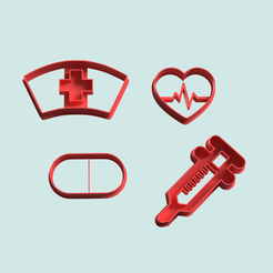 enfermeria-doctor-hospital-packx4-cortadores-estampa-3d.png nurse medic hospital cookie cutter