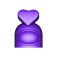 HEART-TOP.stl AMONG US - HEART (HALF BODY NEW GENERATION)