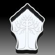 TheWhiteTreeOfGondor-vacuum.jpg the white tree of gondor bath bomb mold