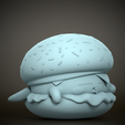 1-12.png kirby burger - kirby fanart 3D print model
