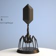 1.jpg Virus Bacteriophage miniature 3D print model