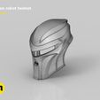 render_cylon_mesh.637.jpg Cylon robot helmet, Batlestar Galactica