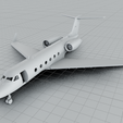 5.png Gulfstream IV  Private Jet aircraft MODEL