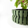 misprint-8517.jpg The Griva Planter Pot with Drainage | Tray & Stand Included | Modern and Unique Home Decor for Plants and Succulents  | STL File