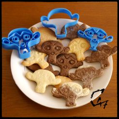 suzanne-cookie_5.jpg Free STL file Suzanne (Blender's 'monkey') Cookie Cutter・3D printing model to download