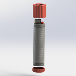 Preview2.PNG Archivo STL Arrancador de fuego a prueba de agua・Plan de impresión en 3D para descargar