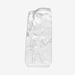 Capture d’écran 2018-09-21 à 18.34.19.png Бесплатный STL файл God wearing a tall hat at The Louvre, Paris・Шаблон для 3D-печати для загрузки