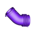 Air Box Hellcat (air intake pipe).stl DODGE SRT HELLCAT - AIR BOX