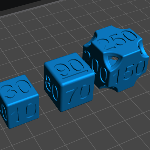 Pokemon TCG Damage Dice Set (3 Sizes / 10-400 Damage)