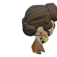 a_Camera-1_00003.png Stylized Adventurer Girl with Torch - Chibi Figure (3D Print Ready)