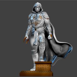 1.jpg 3D file MOON KNIGHT MARVEL MCU DRAMA CHARACTER DISNEY HERO 3D PRINT・Template to download and 3D print