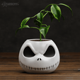 JackB.png Jack Skellington Bowl Planter Set Halloween Nightmare Before Christmas