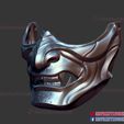 ghost_of_tsushima_mask_3d_print_stl_file_02.jpg Ghost of Tsushima Mask 3D print model