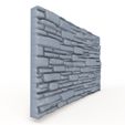 Stone-wall0001.jpg Broken Cliff Panel for 3D Printing