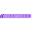 Lion_Link_5_Long.STL Stock-ish Extruder Mount for Anet A8 and Alike! (Includes Chain and Mount Or Chainless!)