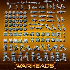 soldiers1.jpg 3D file [PRESUPPORTED] Universal Military Builder - Loyal and Proportional! (166 bits)・3D printable design to download