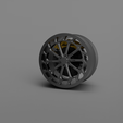 Rear-Rim.png Archivo STL gratis Ruedas personalizadas basadas en vossen forged・Modelo para descargar y imprimir en 3D