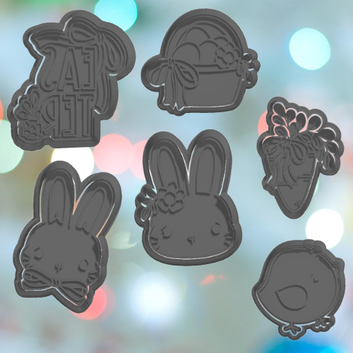 Easter Cookie Cutter Set