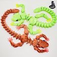 IMG_17461.jpg Funny Lizard Gecko - Articulated - Print in Place - No Supports - Flexi