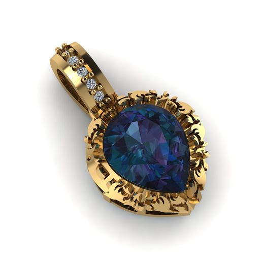 Luxe Heritage Jewelry Suite – 71mm Botanical Masterpiece & Filigree Gemstone 3D Printable CAD Models