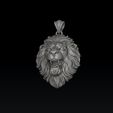 efds21za3cv21s3df213sdfvcs5def456s.jpg Lion Pendant V2 3D print model