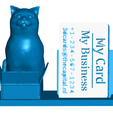 CBfront.png Porte-cartes de visite Cat in a Box (extensible)