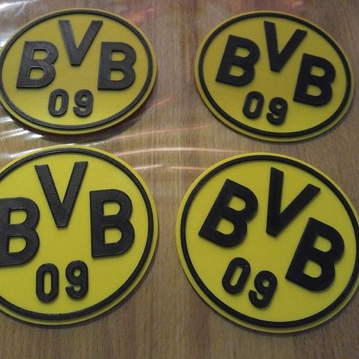 BVB Borussia Dortmund Drink Coaster / Beermat