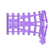 KWR3_total.stl Double crossing turnout 22.5° (R3, track 1)