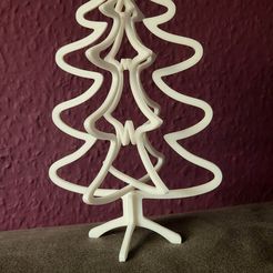 Drehender Weihnachtsbaum - Tischdekoration