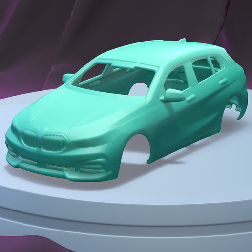 BMW 1-series Sportline 2019  (1/24) printable car body