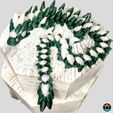 Gem-4.jpg Gemstone Dragon, Softer Crystal Dragon, Cinderwing3D, Articulating Flexible Dragon, Print-in-place, NO supports!