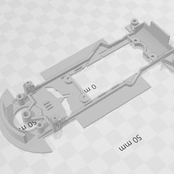 Sin título.jpg STL file Chevrolet Corvette Ninco cradle slot.it chassis・3D printing model to download