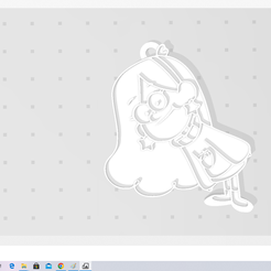 mabel.png Fichier STL llavero mabel・Plan imprimable en 3D à télécharger