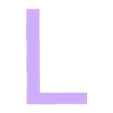 L 150.stl Alphabet Letter H150mm EP 10mm