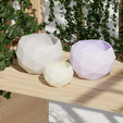 012.png Crystaline Elegance: A Faceted 3D Printable Masterpiece