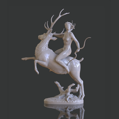 Artemis.png Datei STL Artemis-Statue・Modell für 3D-Druck zum herunterladen